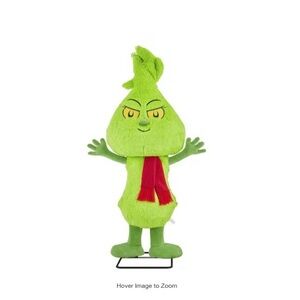 Gemmy Grinch Animated Holiday Figure - Green and Red 4 feet tall
